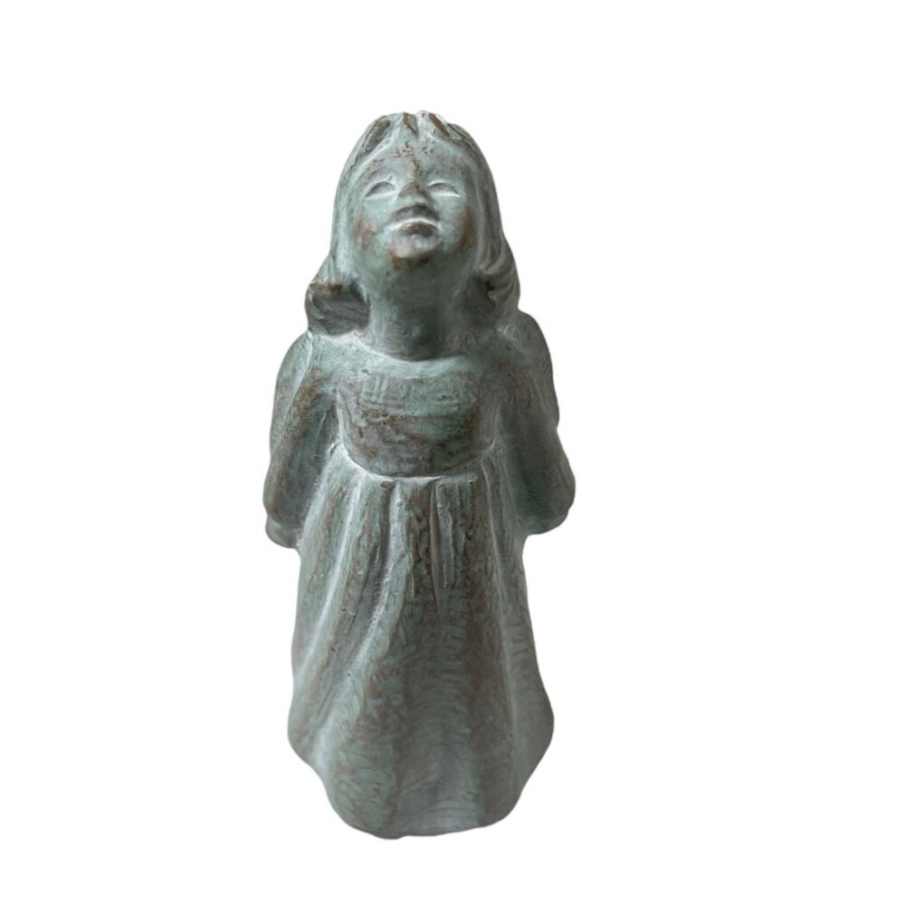 Isabel Bloom 2007 Rejoice Angel Faux Patina Sculpture Figurine Retired - Picture 2 of 7